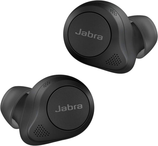Jabra Elite 85t True Wireless Earbuds - Jabra Advanced Active Noise Cancellation with Long Battery Life and Powerful Speakers - Wireless Charging Case - Black