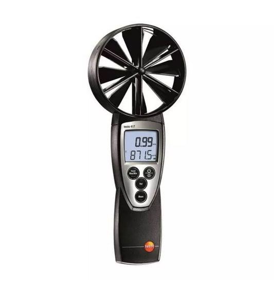Testo 417 Digital 100mm Vane Anemometer Wind Speed Meter Air Flow Volume
